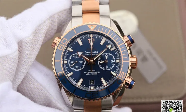 Omega Seamaster Ocean Planet 600M 215.20.46.51.03.001 OM Factory 1:1 Best Edition Replica Watch Blue Bezel